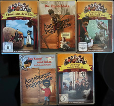 5 DVD Augsburger Puppenkiste - Neues Katze mit Hut, Opodeldoks, Jim Knopf und