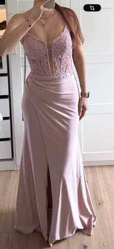 Abendkleid altrosa