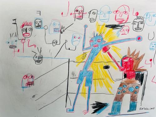 Jean michel basquiat - jean, original
