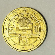 50 Euro Cent 2002 Münze Österreich Sammlerstück 