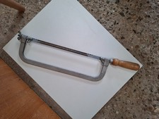 Bügelsäge, Bogensäge, gebraucht, älter, sauber und gepflegter Zustand