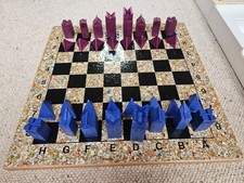 Seltenes 3-in-1 Schach Dame Mühle Spiel TECTAN Tetrapak 90er Recycling Sammlerst