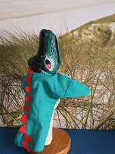 Handpuppe Krokodil mit