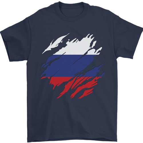 Zerrissenes russland flagge - zerrissenes,