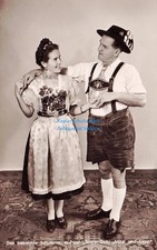 AK Das bekannte Schuhplattler-Paar Jodler-Duo Mirzi und Sepp