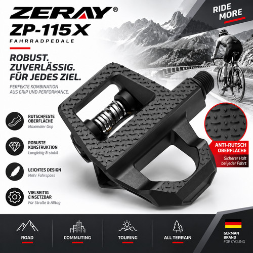 Zeray 115x rennrad pedale - zeray, zp‑115x