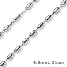 6,5mm Armband Oliven-Kette