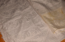 Altes Damast Stoff Stoffballen