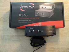 DYNAVOX TC-5B schwarz Phonovorverstärker Netzteil  Batteriebetrieb MM-Systeme