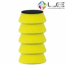 5x Liquid Elements Boy V2 Advanced 40mm Polierpad gelb Medium Cut