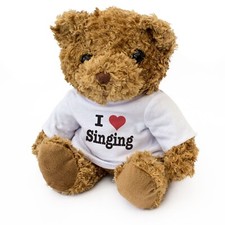 Neu - I Love Singender - Teddybär - Süß Kuschelig Weich Bezaubernde - Geschenk