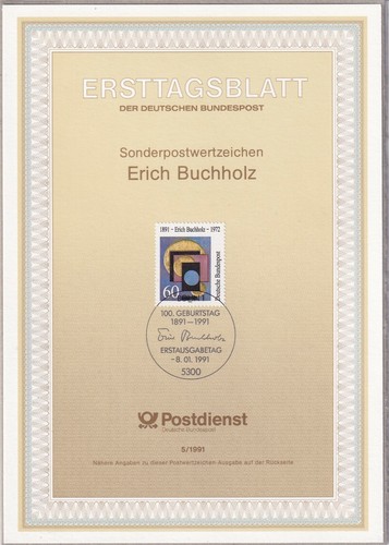 Ersttagsblatt etb 1991 - ersttagsblatt, 5/1991