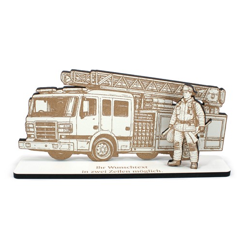 Feuerwehr geschenk mit gravur - feuerwehr,