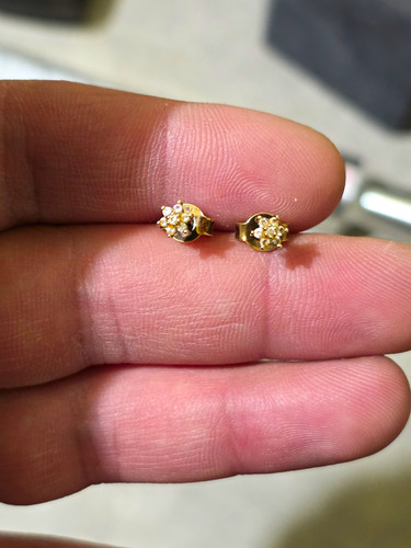 Ohrstecker aus 750 - 750, gold