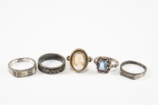 N93B17- Silber Ringe ua mit Kamee Schmuckstein 