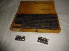 Alte Domino Steine Dominospiel