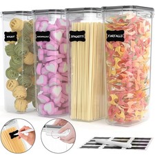 4x 2,8L Vorratsdosen Luftdicht Aufbewahrungsbox Vorratsbehälter Müslidose+Deckel