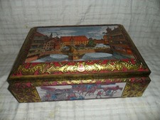 Lebkuchen Schmidt Blechdose Blechtruhe Steinerner Brücken zu Nürnberg