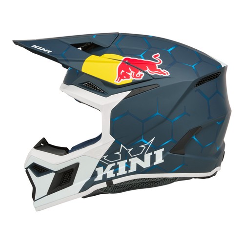 Motocross helm kini red - red, bull