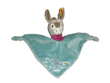 WIE NEU * Steiff Esel Issy Schmusetuch Kuscheltuch Schnuffeltuch Fahne 238611