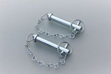 2 x Oberlenkerbolzen mit Kette Kat 2 Ø25mm Gerätebolzen Oberlenker Bolzen per131