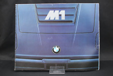 Original BMW M1 1978 Jahr Spiralgebundener Katalog Auto-Prospekt auf Italienisch
