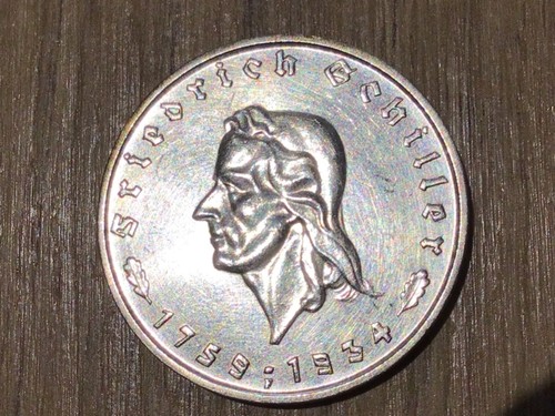 Reichsmark schiller 1934 - 5,