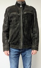 Lederjacke Schwarz Wildleder Gr. L  Milestone gebraucht