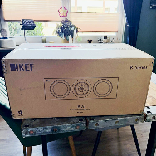 Kef r2c center schwarz - kef,