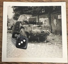 Original Foto Panhard 178 Frankreich BEUTEPANZER Panzerspähwagen