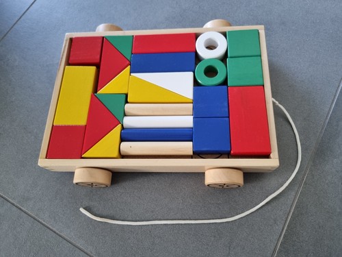 Ziehwagen mit bausteinen ikea - ziehwagen,