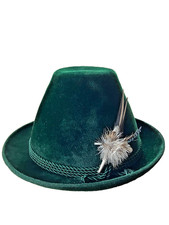 Grüner Trachtenhut aus Filz