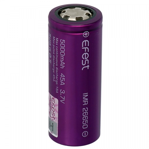 Efest purple imr26650 - purple, 5000mah