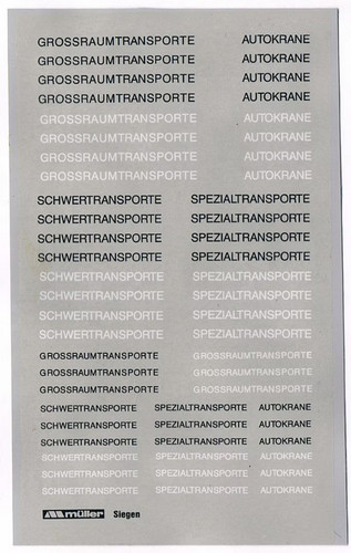 Decals grossraum - decals, /