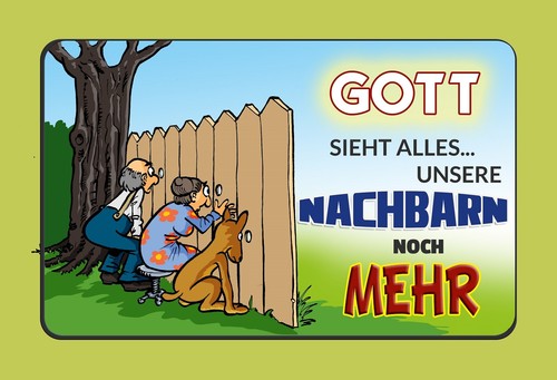 Blechschild cm gott - x, 30