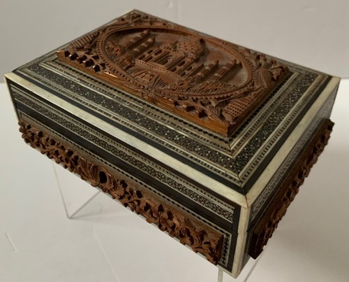 Vintage geschnitzte taj mahal - geschnitzte,