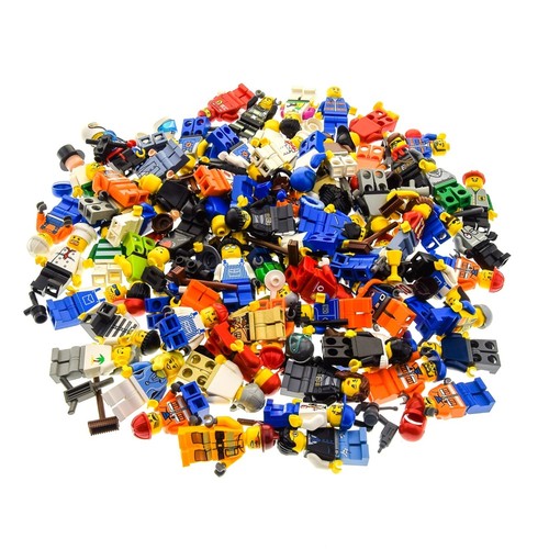 10x lego minifiguren city mann - 10x,