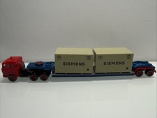 O535  1:87 Wiking 503 Magirus-Deutz Lkw Umbau Tieflader Schwertransport  Ladung 