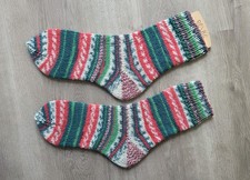 Handgestrickte Socken /