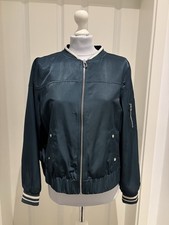 Schöner Blouson, Jacke, von Street One, grün glänzend, silber, Gr.38,Neu