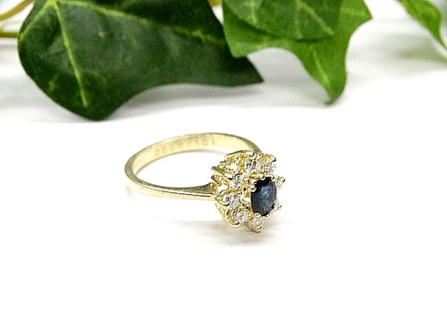 2753 gold 585 ring - 2753,