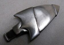 Gürtelschnalle KOPPELSCHNALLE für  40mm breite GÜRTEL Farbe: MATTSILBER Metall *