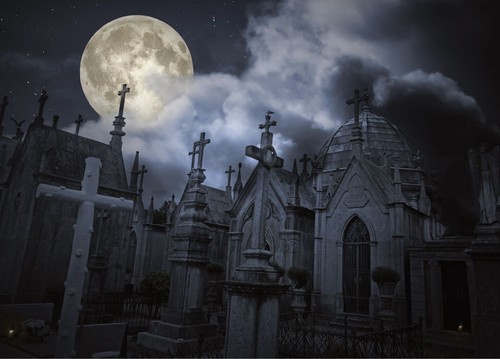 Postkarte mystic and gothic - "mystic,