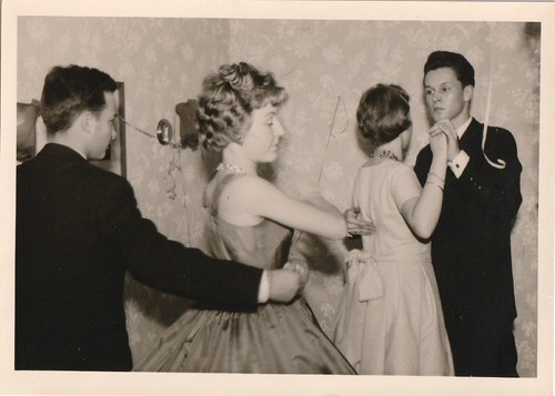 Vintage foto junge tanzpaare - foto,