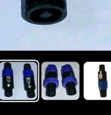 5x Speakon Lautsprecher Stecker Speaker PA 4-polig Kabelstecker 4pol (nicht XLR)