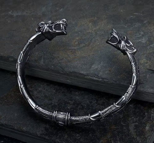 Tiger tigerkopf armspange cuff - tigerkopf,