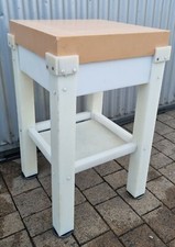 Hackstock Hauklotz Hackklotz Metzgerstock komplett aus Kunststoff 51x51x84