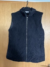 Street One Cord Steppweste Weste  Schwarz Gr. 42 Nichtraucher