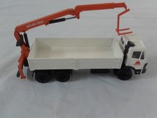 "ATLAS" LKW-Modell mit Ladekran auf Mercedesbasis, Länge 18 cm für Sammler!