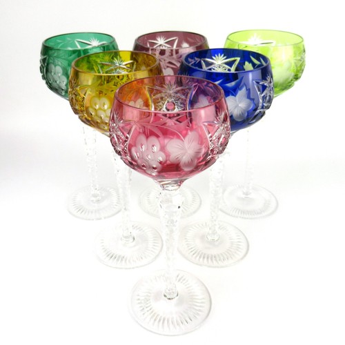 6er satz glas - glas, weinrömer